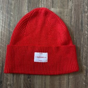 Chicago Blackhawks red beanie